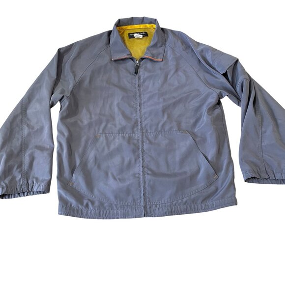 Vintage Levi's Silvertab Jacket Mens Medium Gray 90s Y2K Urban Style Windbreaker - Picture 1 of 5